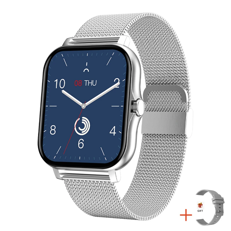 2022 New Women Smart watch Men 1.69" Color Screen Full touch Fitness Tracker Men Call Smart Clock Ladies For Android IOS+BOX 