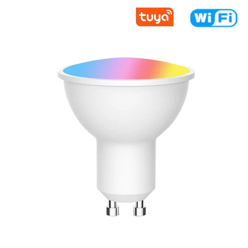 15W 7W Tuya Zigbee WiFi Smart Led Bulb E27 E14 GU10 RGB+WW+CW Smart Home Led Lamp Compatible With Alexa Google Home 