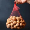 100PCS Reusable Mesh Fruit Vegetable Bags 30-50CM Nylon Storage Bags Plastic Garden Netting Seafood Boil Grocery Mesh Bags 2