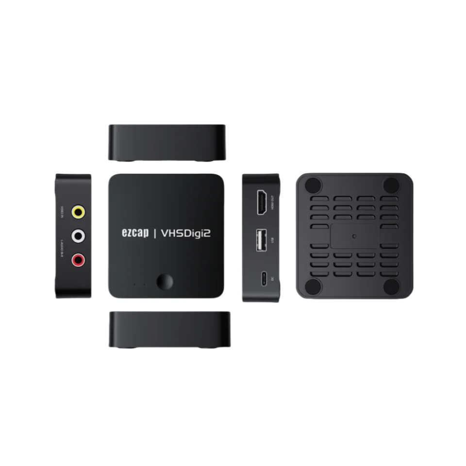 Ezcap181 VHSDigi2 VHS Digitizer Convert VHS and all Composite video to digital file Save in Micro SD card or USB flash drive