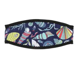 Neoprene Diving Mask Strap Cover - Hair Protector for Snorkeling and Swimming (B)
