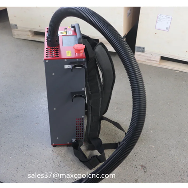 Backpack Pulse Laser Cleaning Machine For Metal Laser Cleaning Paint Machine Rust Removal Portable Laser Rust Remover 100W 200W 4