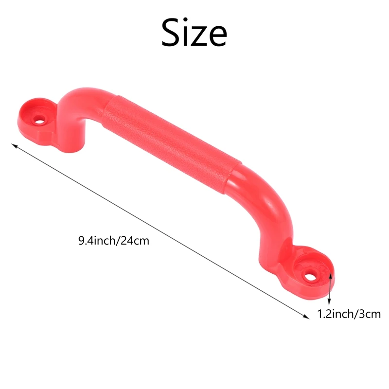 1 Pair Children Playground Nonslip Handle Mounting Hardware Kits Climbing Frame Stair Handrail Swing Outdoor Sports Toy Accessor 2