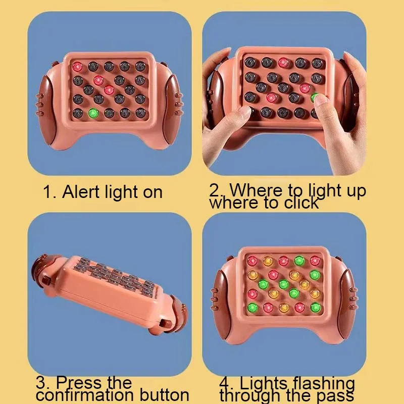 Årligt badminton beton Pop Push Bubble Fidget Sensory Toys Challenge Press Game Whack A Mole  Fidget Sensory Educational Stress Reliever STEM Music _ - AliExpress Mobile