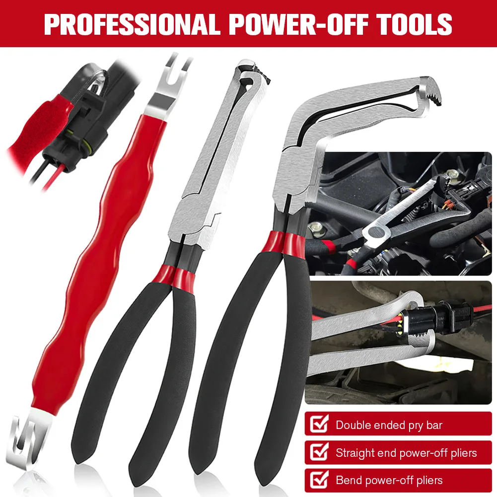 Electrical Disconnect Pliers Wear Resist Wire Removal Tool Kit Truck Connector Separator for Engine Compartment Instrument Panel