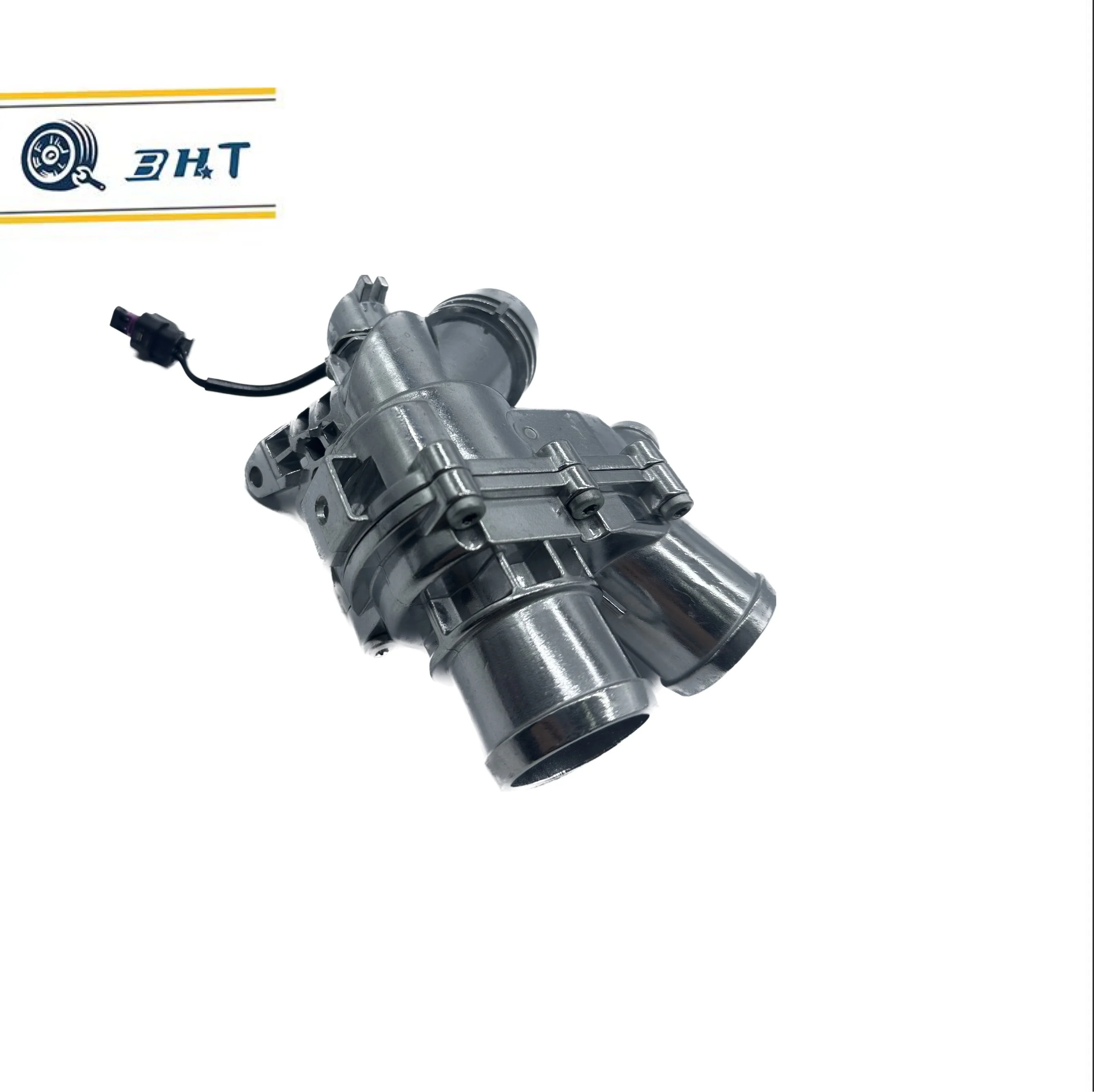 Aluminum Thermostat Housing Assy For Jaguar XF XJ F-Type F-Pace Land Rover LR4 OEMLR117568/AJ814048/LR107288/LR095895/LR069809
