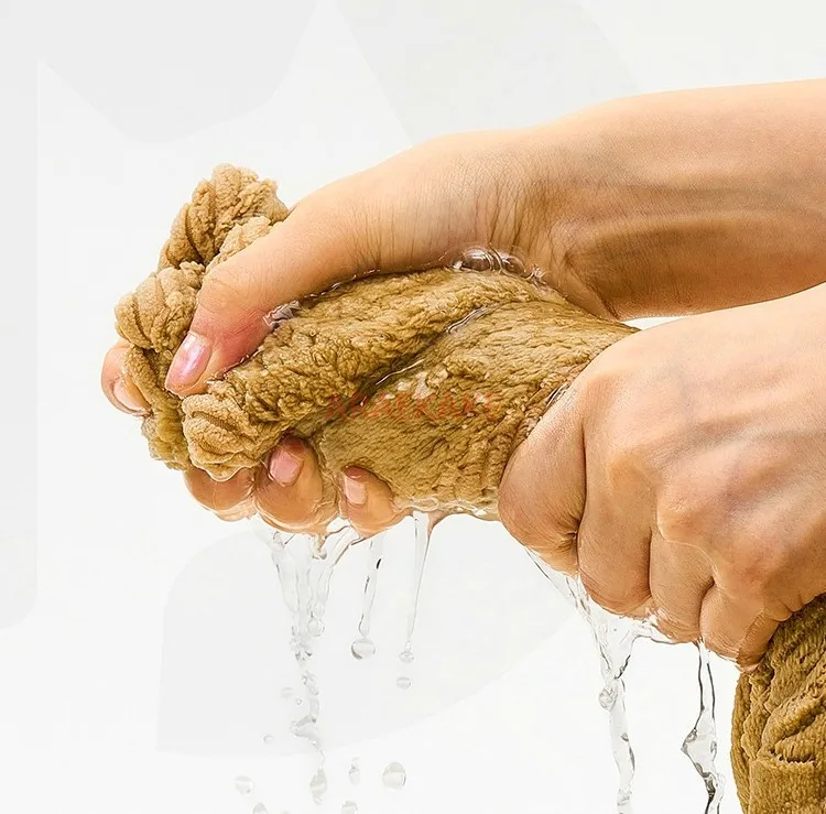 Pet bath towel, dog water absorbent towel, thickened and quick drying, cat Teddy bath non linting