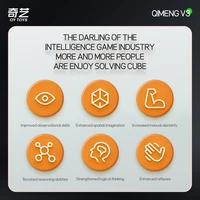 QiYi QiMeng V3  3x3 Tiled big magic  speed cube mofangge qimeng plus Professional Antistress Puzzle Toys 2