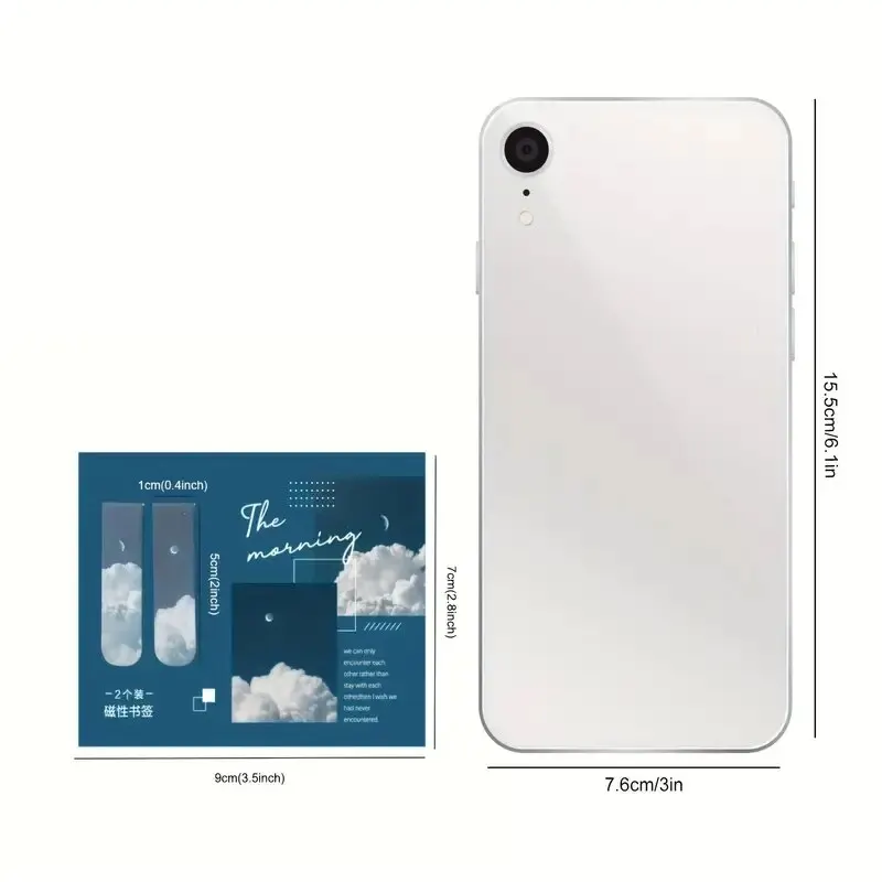 Magnetic Fashion Bookmarks For Girls Aesthetic Landscape