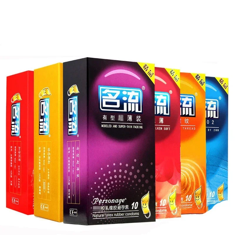 60PCS Ultra Thin Condoms PERSONAGE Particle Spike Condom Intimate Double Lubricated Adult Sex Product Contraception for Male 3