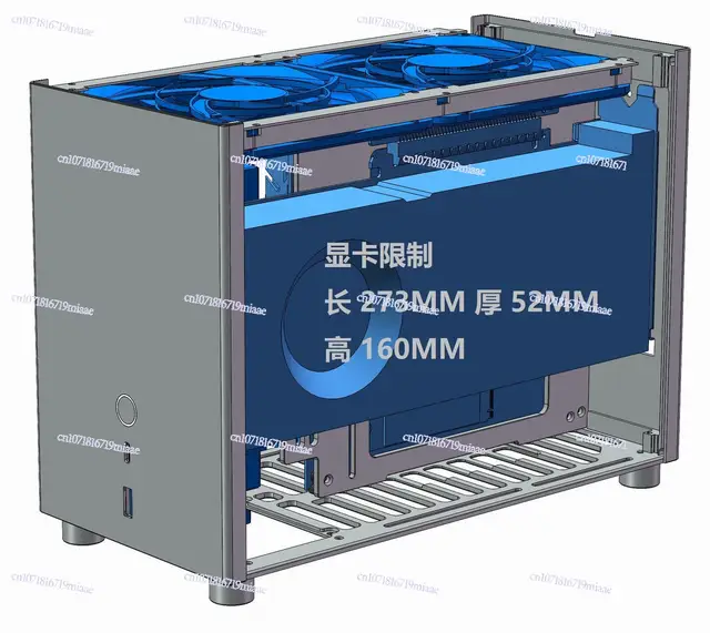 ZS-A4s Itx Computer Case, Version V4 7.3 Liter Volume, All
