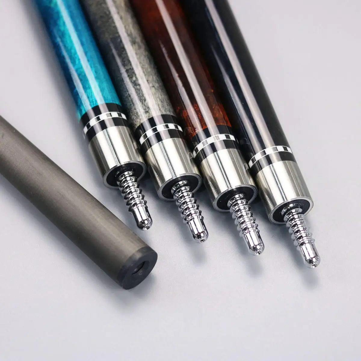 신제품 밴크스 수제 레이디얼 핀 조인트 1/2-피스 카본 파이버 샤프트 당구 큐 12.5mm 팁 가죽 그립 당구 스틱