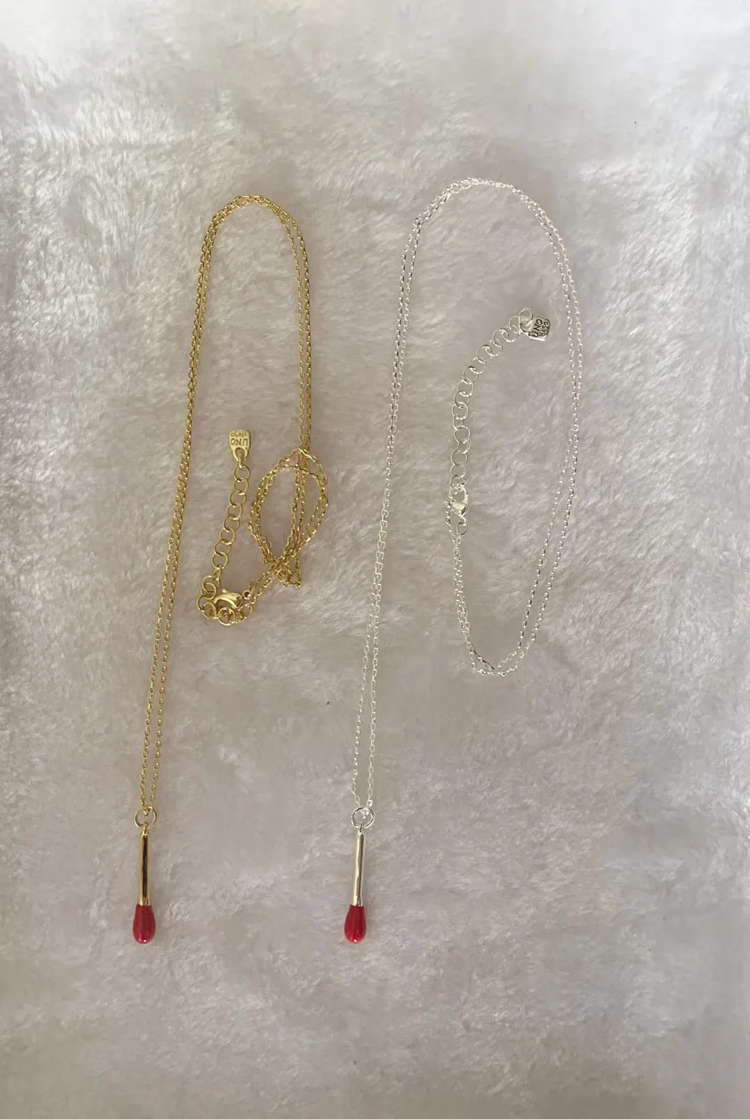 YS 2023 UNOde50 European and American New Product Hot Selling Exquisite Match Shape Necklace Women's Romantic Jewelry Gift Bag