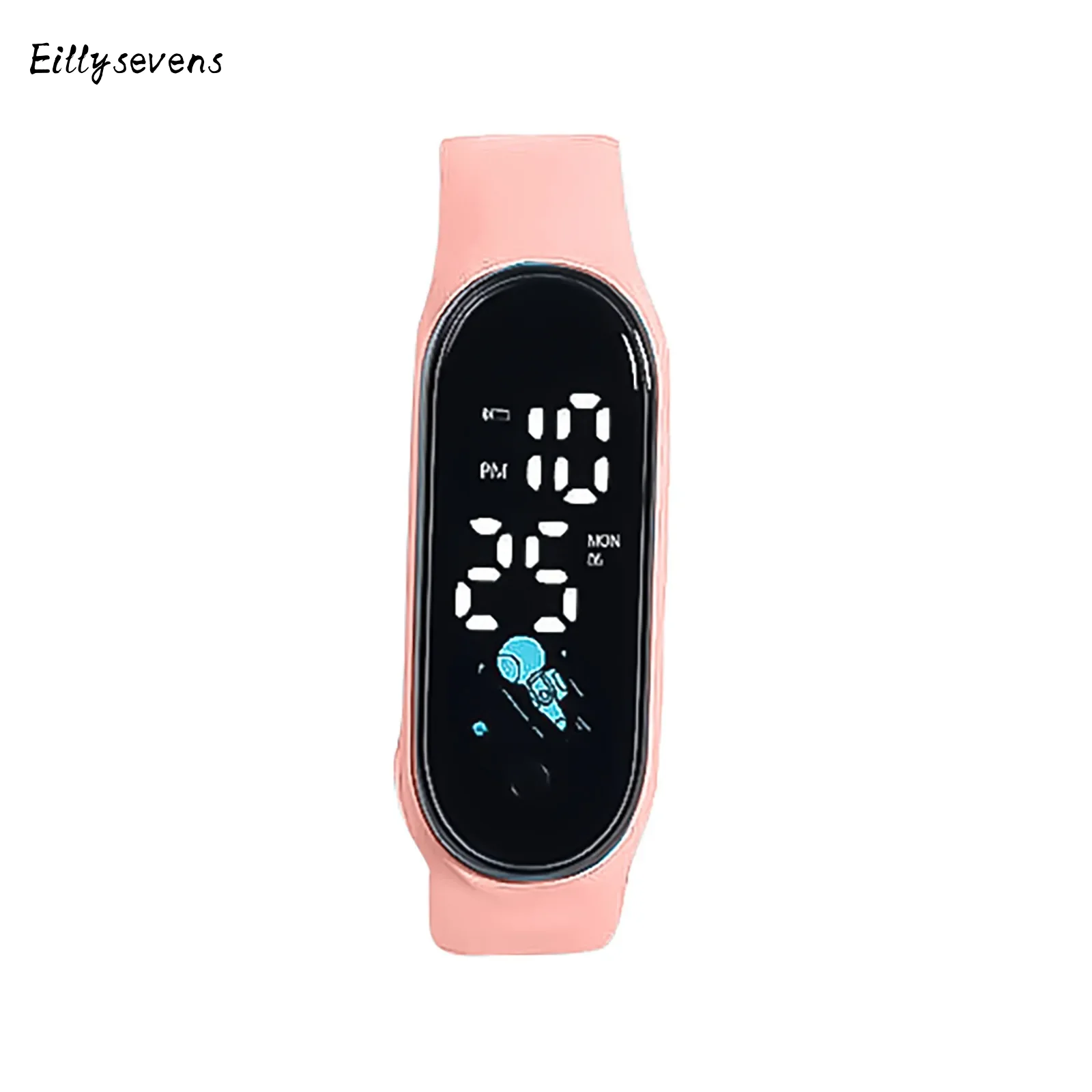 Multicolor Electronic Bracelet Watch Children Led Display Week Digital Wrist Watches Outdoor Casual Sport Watch Hot Selling