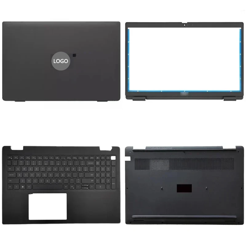 

New For Dell Latitude 15 3520 E3520 Laptop LCD Back Cover Front Bezel Upper Palmrest Bottom Base Case Keyboard Hinges