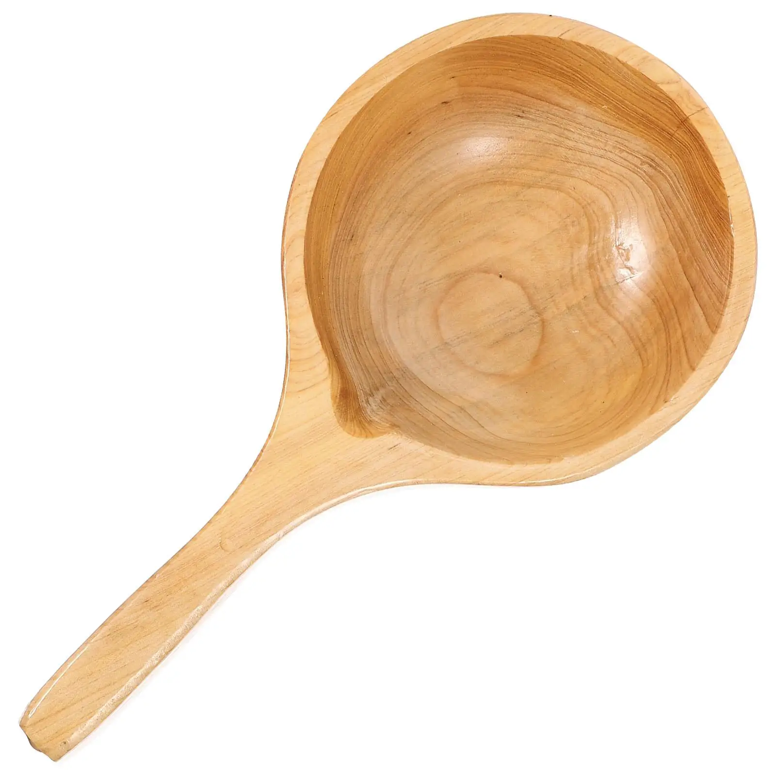 Water Dipper Wooden Ladle Bamboo Cleaner Long Handle Ladles Sink Scoop for Bath