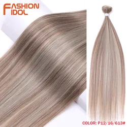 Bella Ombre Blonde Super Long Synthetic Hair Extensions - 24-Inch Straight & Full - 24inches-60cm (P12-16-613)