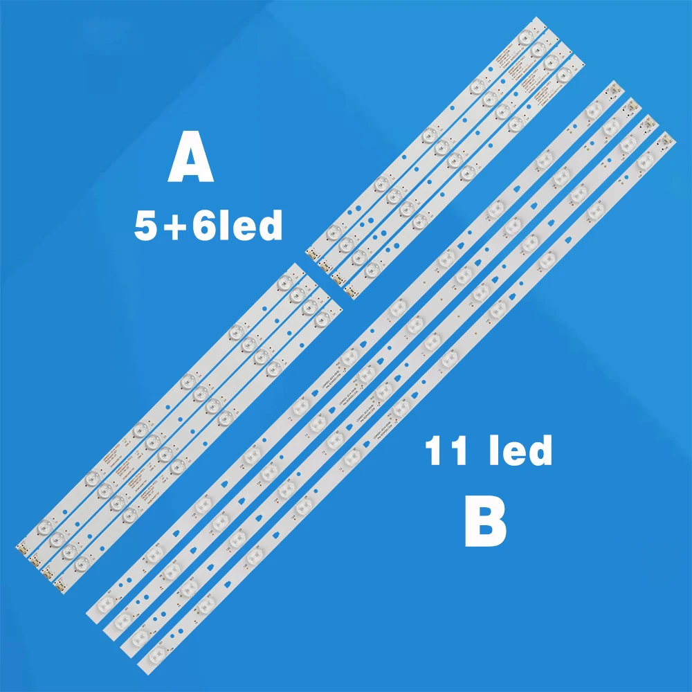 

5kits LED Backlight strip for LED40D11-ZC14-01/02 LED40D11-ZC14-03(A) 30340011206/207/208 30340011202/201 LE40D8810 D40MF7090