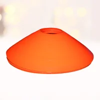 12PC Marker Discs Football Soccer Rugby Round Cones Sports Equipment for Fitness Training (Orange) 1