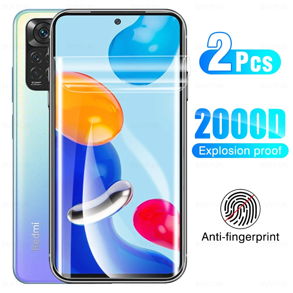 Pellicola Protettiva In Idrogel Flessibile Per Xiaomi Redmi Note 8T - Antiurto E Antigraffio, Kit Con Applicatore E Video Tutorial