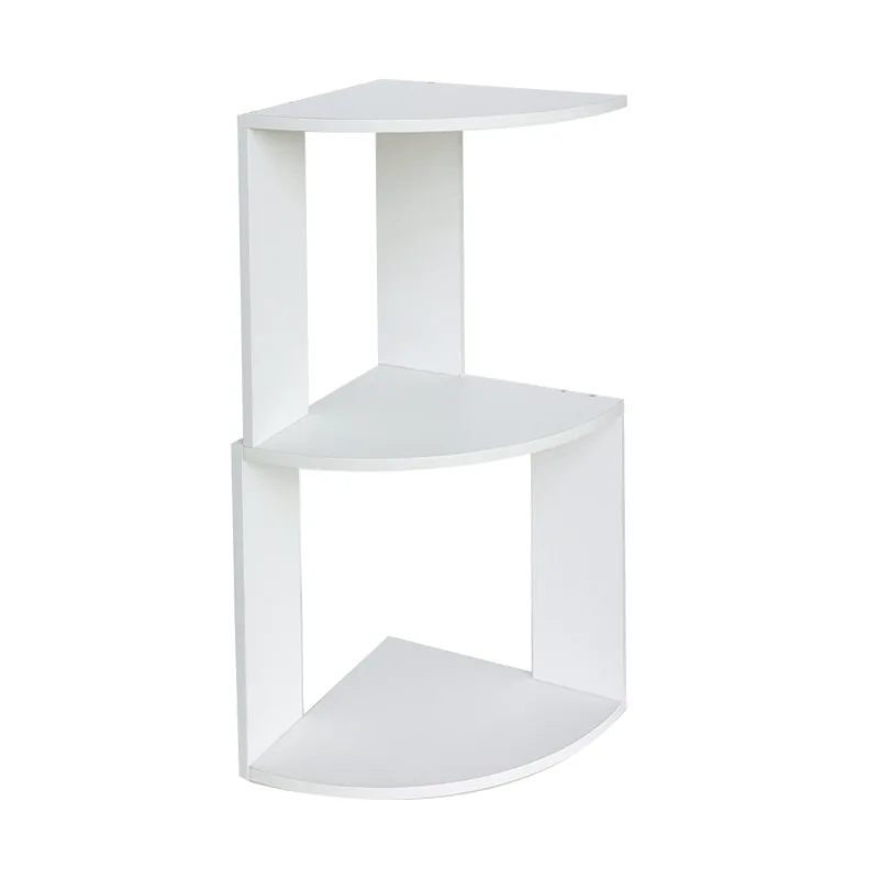 Organizer Rack Bedside Corner Bookshelf Space Saving Furniture Sundries Display Holder For Student Dormitory Storage Shelf