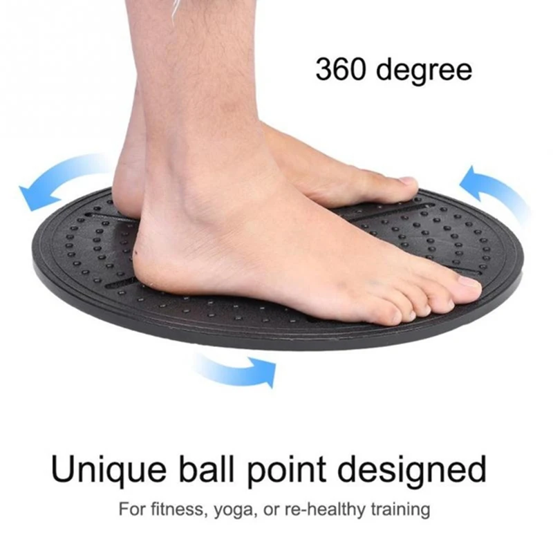 Yoga Balance Board Disc Round Waist Twister 360 Degree Rotation Exerciser Fitness Equipment Children Adult Waist Twisting Plate