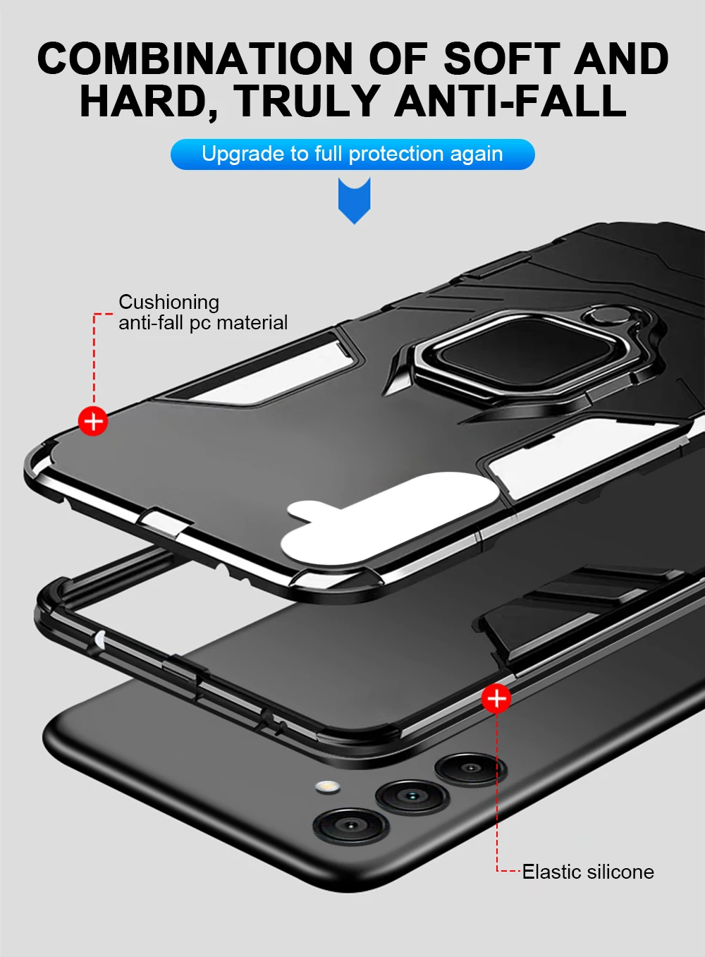 Magnetic Phone Case With Lens Protection For Samsung Galaxy A15 A05_voghion.com