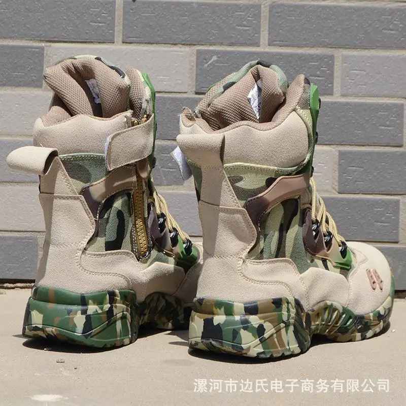 2022  ߸ ǹ ŷ   縷  ߿   calzature camo print platform Combat Boots
