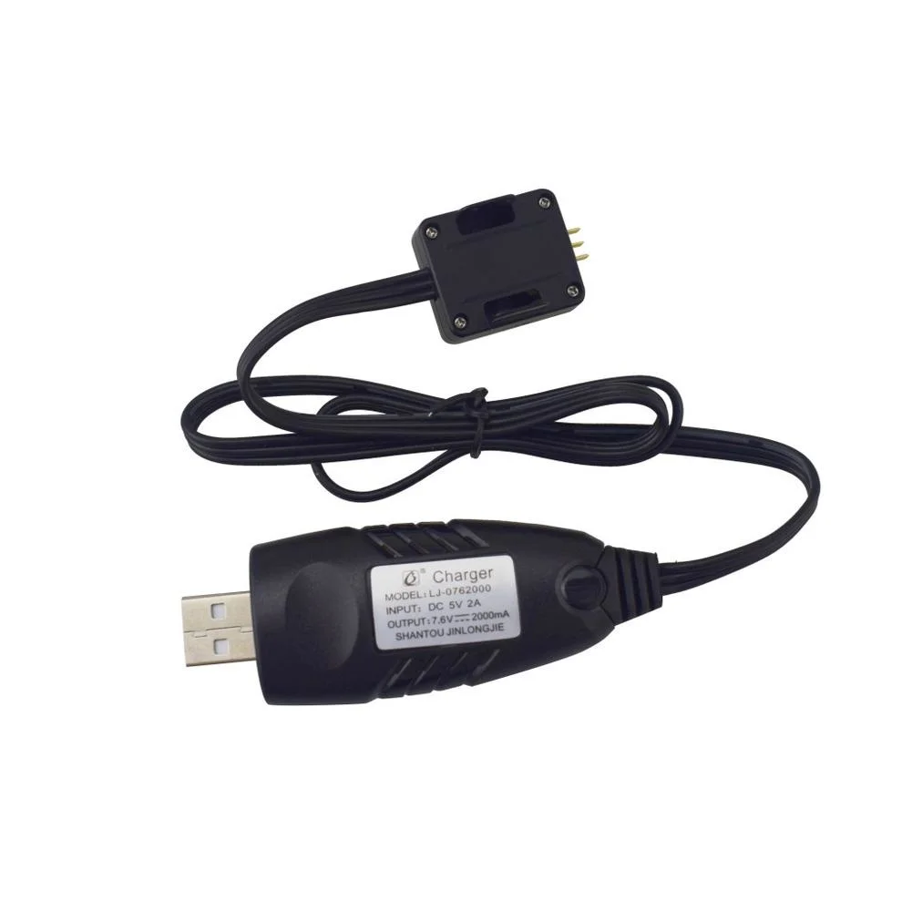 Cabo de Carregamento Usb para Hs175 D65 Syma X500 X30 z6 Aéreo Dobrável Quadcopter rc Drone Peças Bateria de Lítio Carregador - Image 3