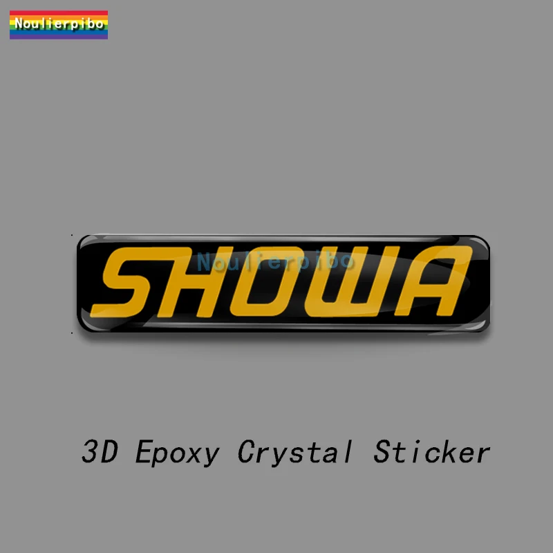 3D Stereo Fashion Epoxy Resin SHOWA Dome Car Sticker PVC Car Phone Trolley Case Piano Guitar Office Supplies Laptop Vinyl Decals