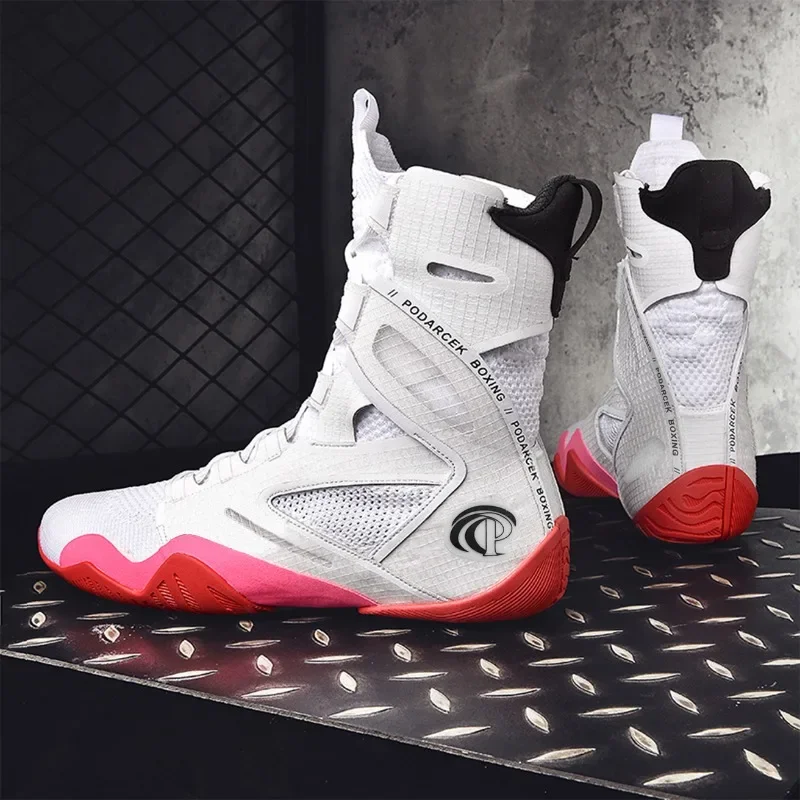 2024 Hot Wrestling Shoes Men Good Quality Boxing Sport Shoe Man Breathable Fighting Shoes Mens Gym Training Shoe Big Boy