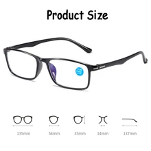  Ultralight TR90 Frame Anti Blue Light Reading Glasses Diopter +1.0 +1.5 +2.0 +2.5 To +4.0 Women Men Unisex Presbyopia Eyeglasses 