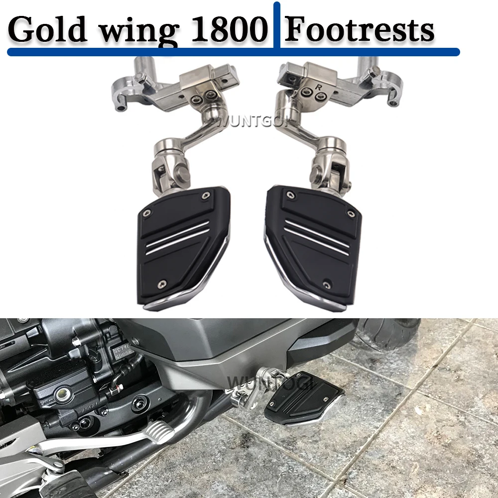 Goldwing 1800 Footrests Motorcycle Highway Peg Mounts For Honda Gold