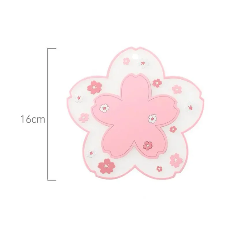 1PC Coasters Kawaii Coaster Cup Mat Japanese Skirt Style Bikini Sakura Kitchen Coffees Bra Gun Headband Insulated Table Tea Milk