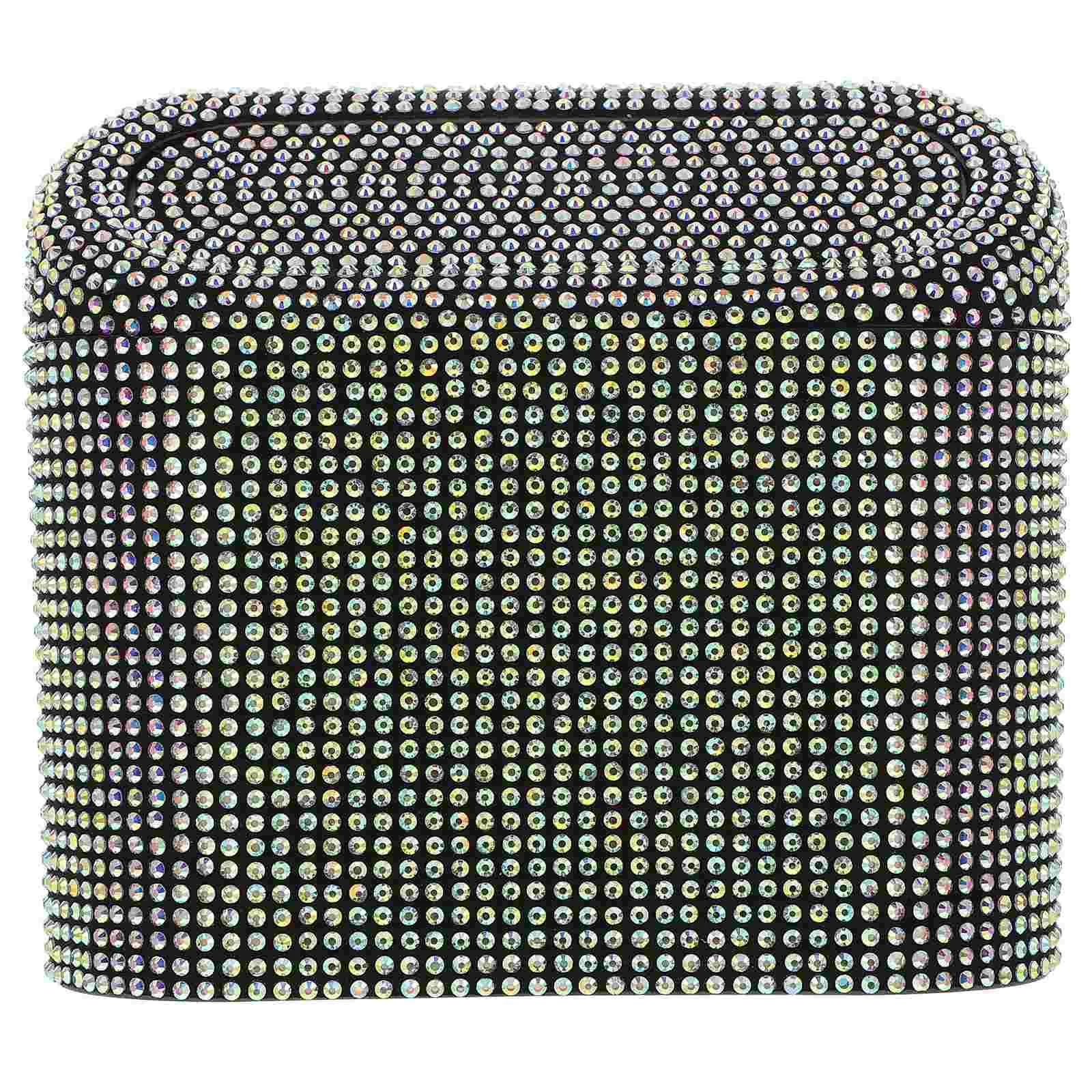 

Garbage Can Trash Car Accessories Bin for Bling Vehicle Hanging Organization Small