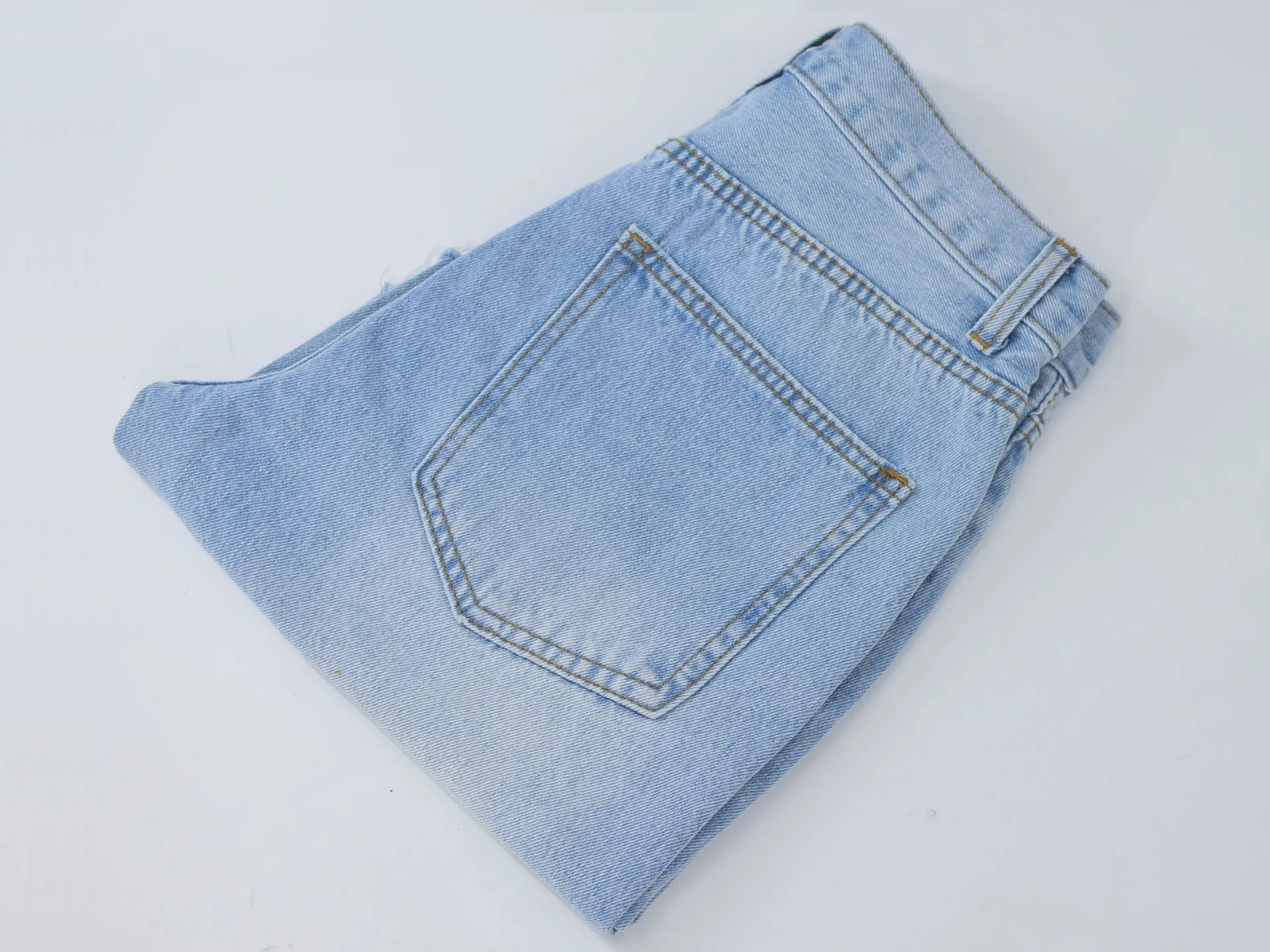 denim jacket for women Summer Denim Shorts Women High Waisted Short Femme BF Streetwear Raw Edges Single Breasted Casual Knee Length Jeans Shorts Femme ksubi jeans