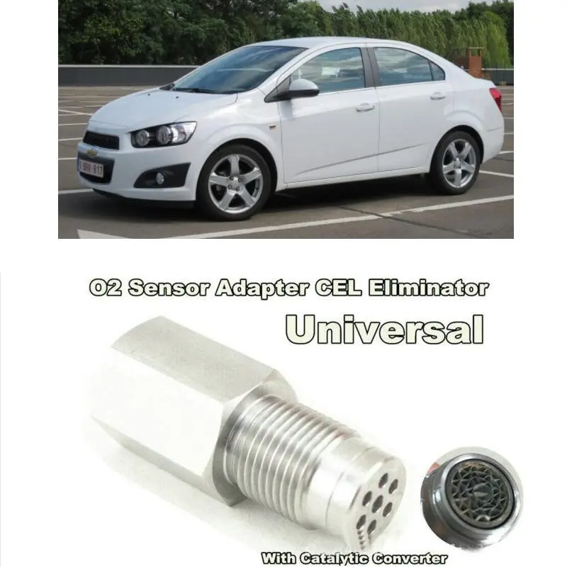 

O2 sensor adapter cel eliminator with catalytic converter For Chevrolet lacetti aveo IMPALA KALOS MATIZ NIVA NUBIRA ORLANDO