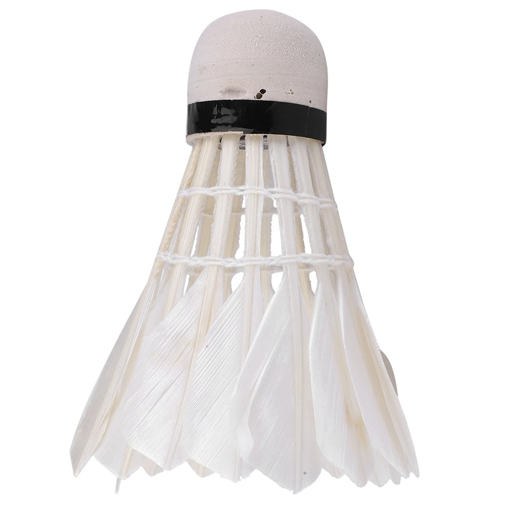 Good Elasticity Badminton Balls Advanced Goose White Shuttlecock Good Strength Family Casual Playing for Practice Home
