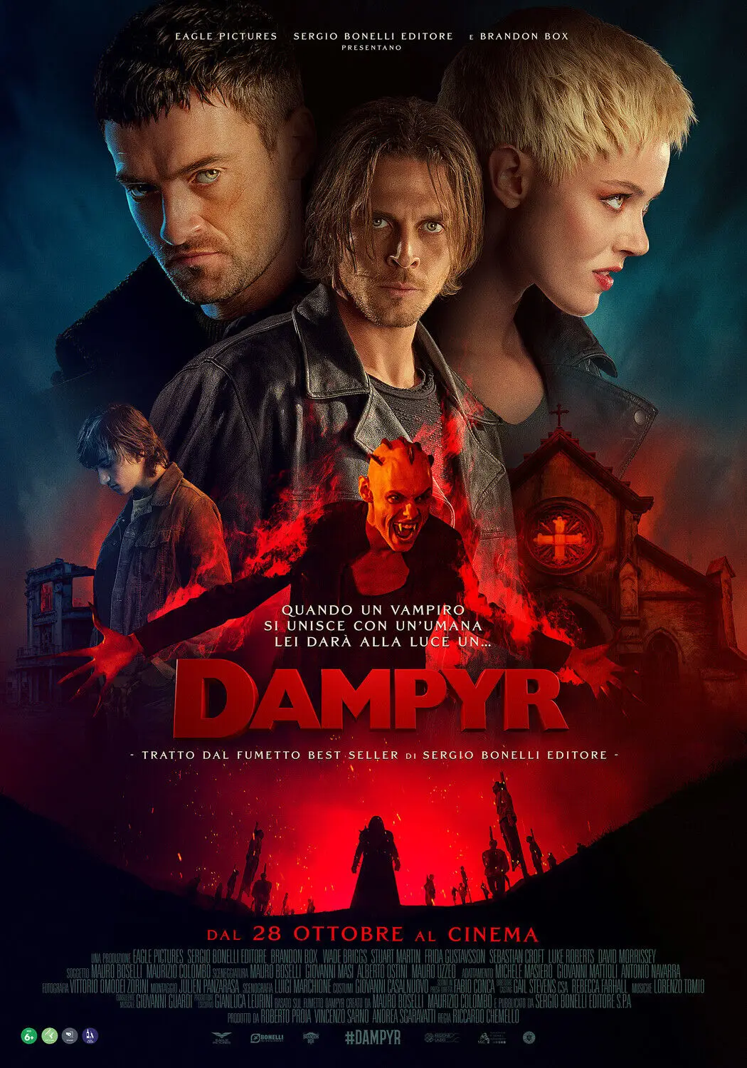 

Dampyr Movie Print Art Canvas Poster For Living Room Decor Home Wall Picture