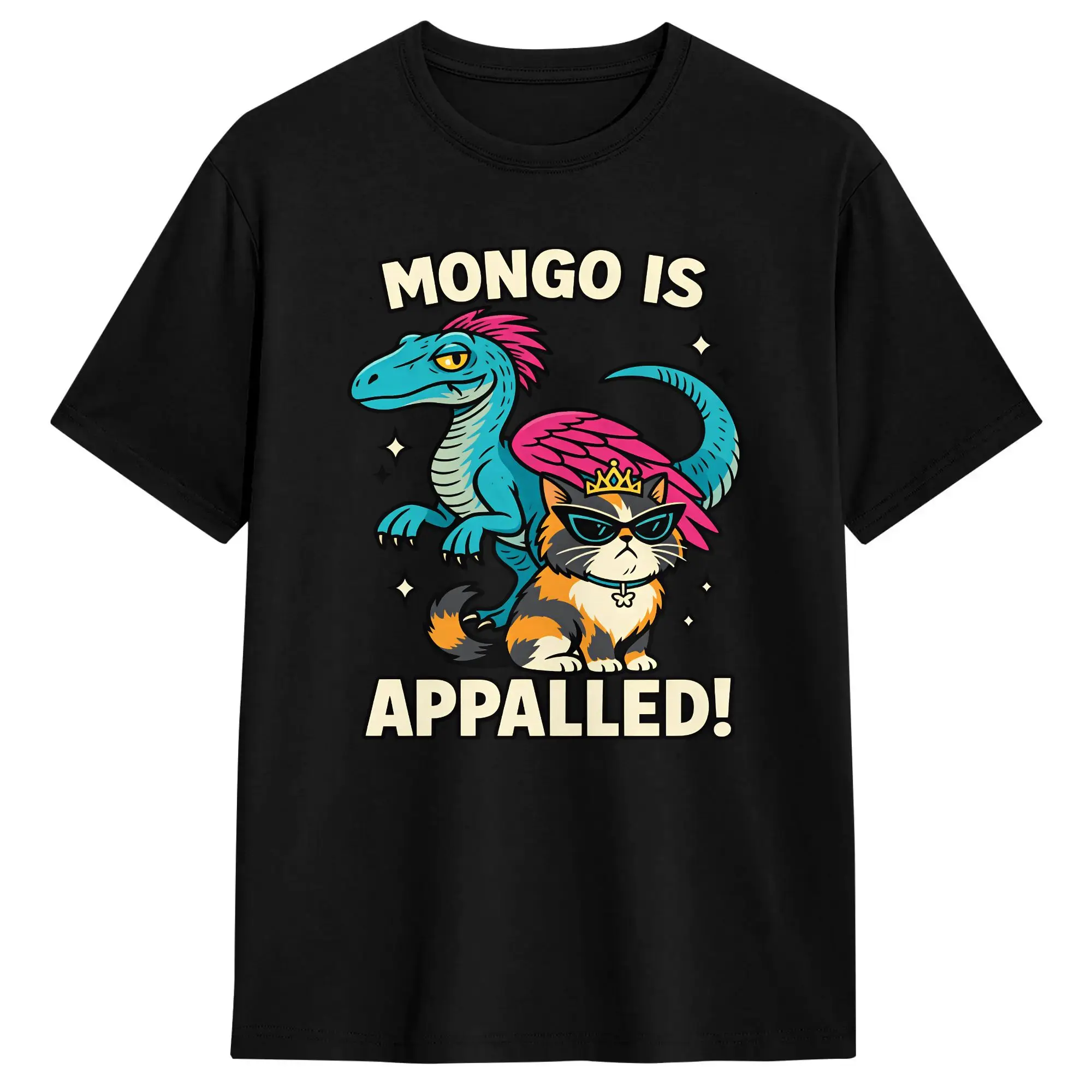 Dungeon Crawler Carl Mongo is Appalled Princess Donut T-Shirts Herren Crazy Cotton Tees O Neck Kurzarm-T-Shirts Erwachsenenbekleidung