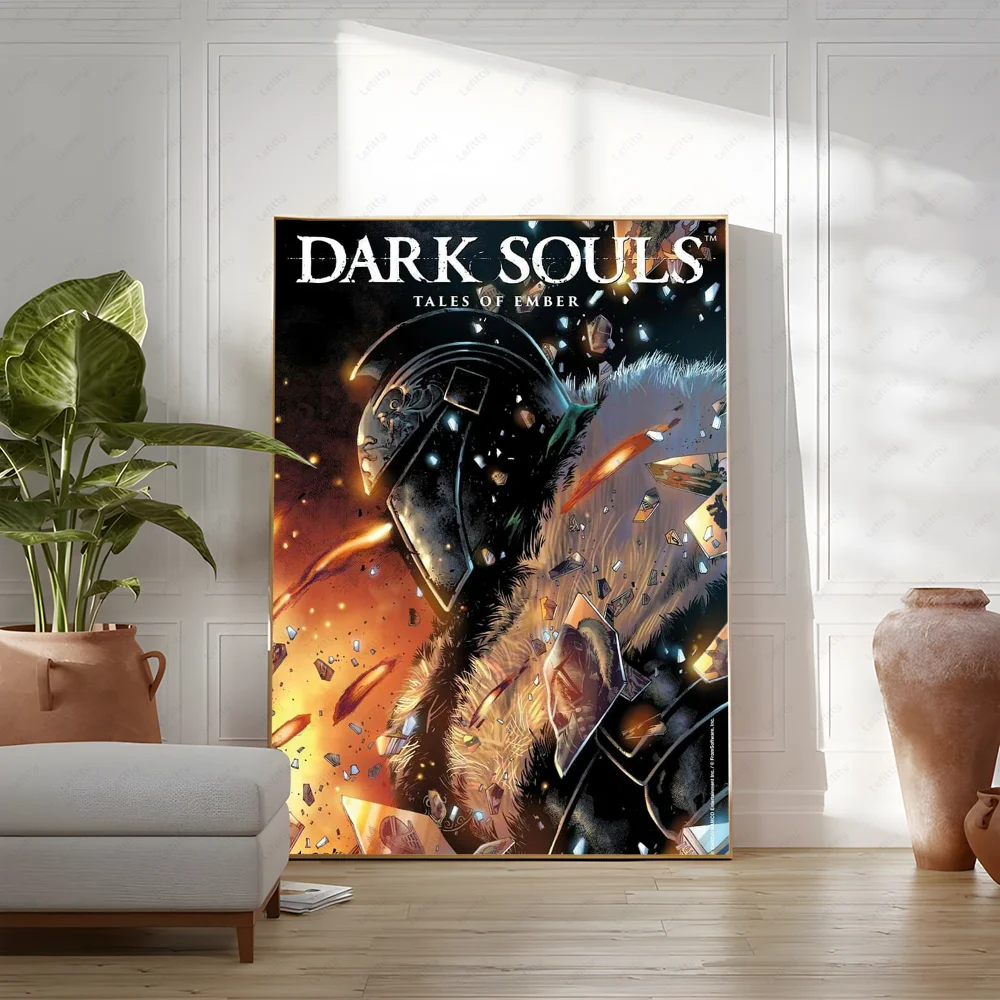 D-DARKs SOUL Hot Game Poster, klebriger Wandkunstdruck, wasserdicht, für Zuhause, Wohnzimmer, Schlafzimmer, Bar, Flur, ästhetisches Dekor – Detail 21