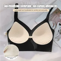 Soutien-gorge sexy dos nu pour femmes, sous-vêtements plongeants en forme de U, soutien-gorge Push Up sans couture, coupe triangle, lingerie sexy, été 4