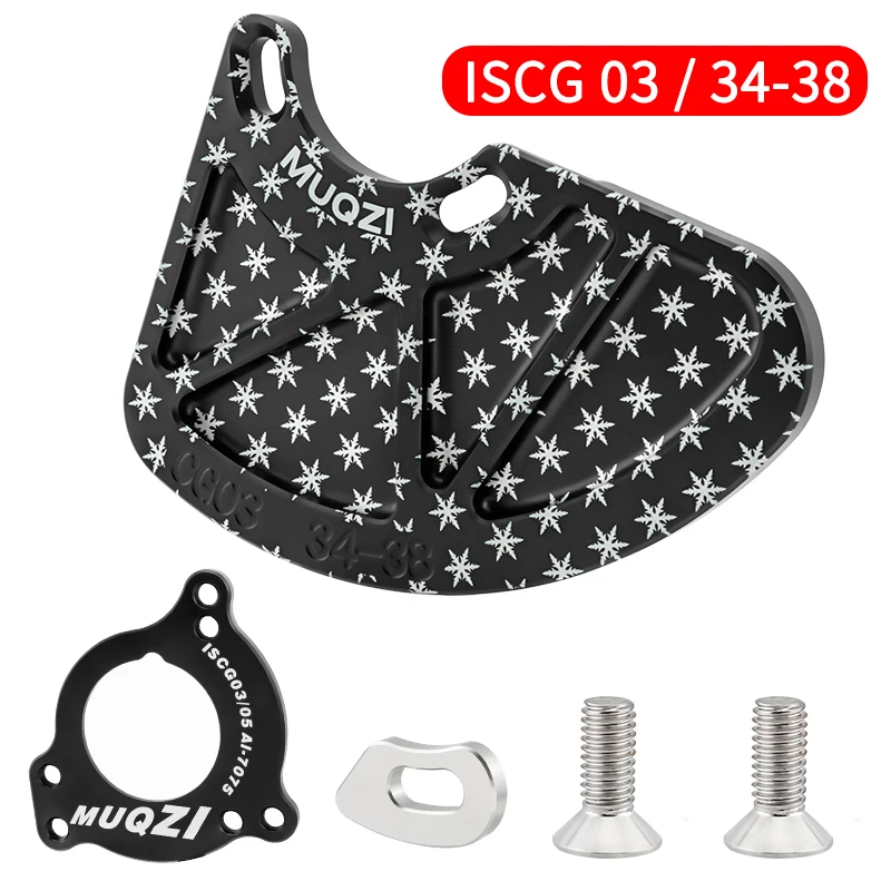 MUQZI Bicycle Bash Guard 26-32T 34-38T Chain Guide ISCG 03 05