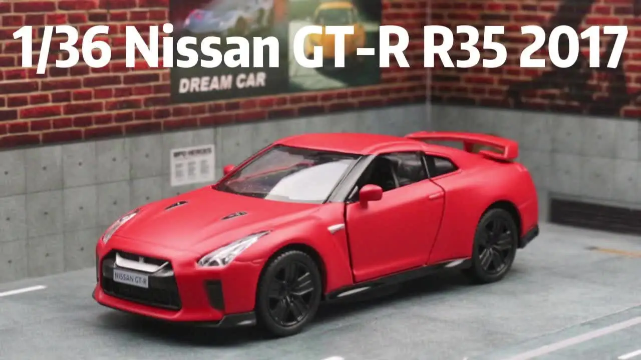 1/36 Nissan GT-R R35 Race Toy Car Model For Children RMZ CiTY 5