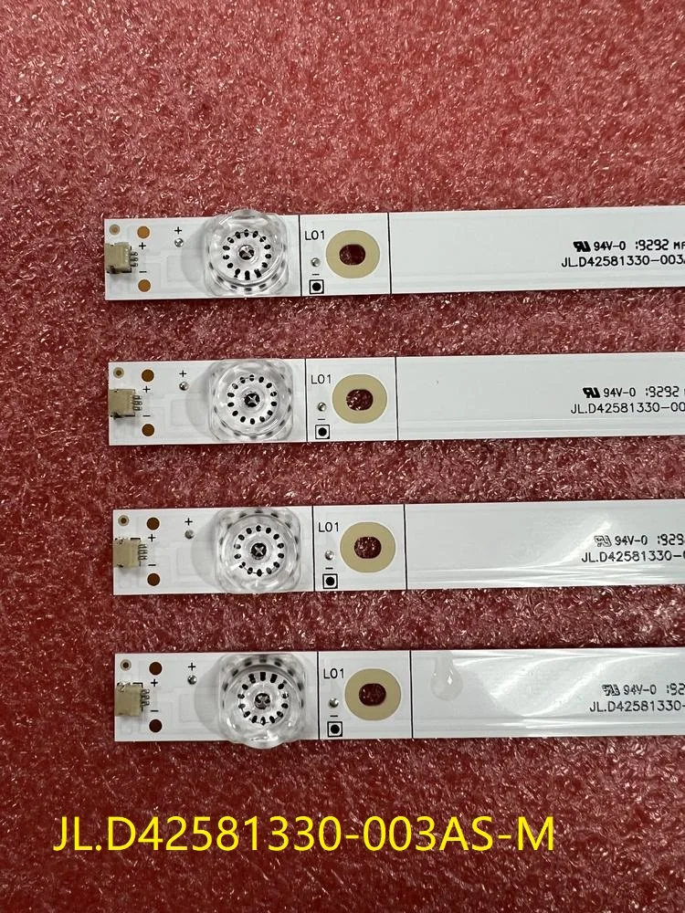 Kit Pcs 8led Tira Retroiluminação Led para Hisense H43a6100 43h6e Jl.d42581330003as-m Hisense434x8 43rge Jhd425s1u51 - Image 4