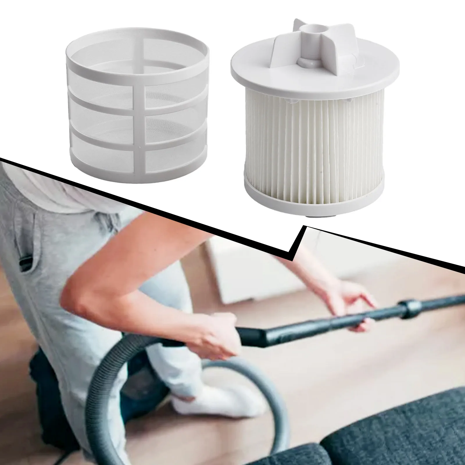Kit Filtro Di Ricambio U66 Per Aspirapolvere Hoover Sprint E Whirlwind SE71, Codice 35601328, Riduce Polvere E Allergeni, 1 Pezzo