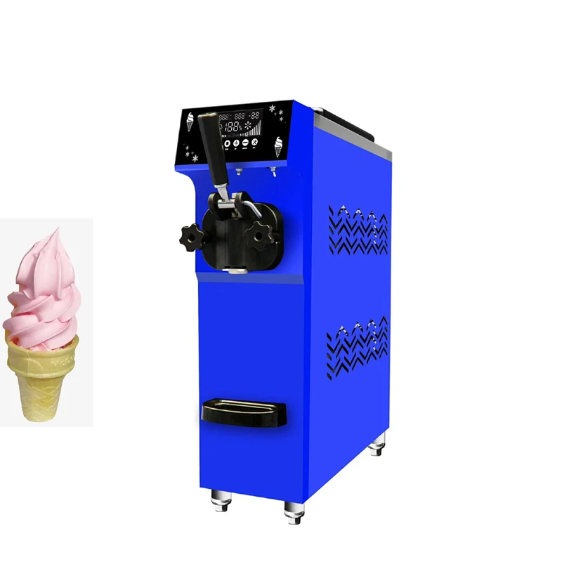 

Soft Ice Cream Machine Commercial Small Vertical Popsicle Machine Fully Automatic Frozen Yogurt Machine