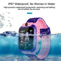 Nouvelle montre connectée Lenovo pour enfants avec fonction SOS, anti-perte, localisation GPS, caméra, fonction d'appel par carte SIM, étanche, compatible Android et iOS 2