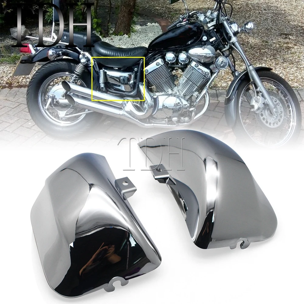 

Обтекатель для мотоциклетного левого и правого аккумулятора для Yamaha Virago XV535 XV400 XV 535 400 2018 2019 2020 2021 защитный кожух