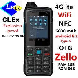 Ex ib IIC T5 Gb Explosion-proof mobile phoneRungee L243 zello wolkie talkie 4G LTE NFC smartphone IP54 Warterproof  6000 mah